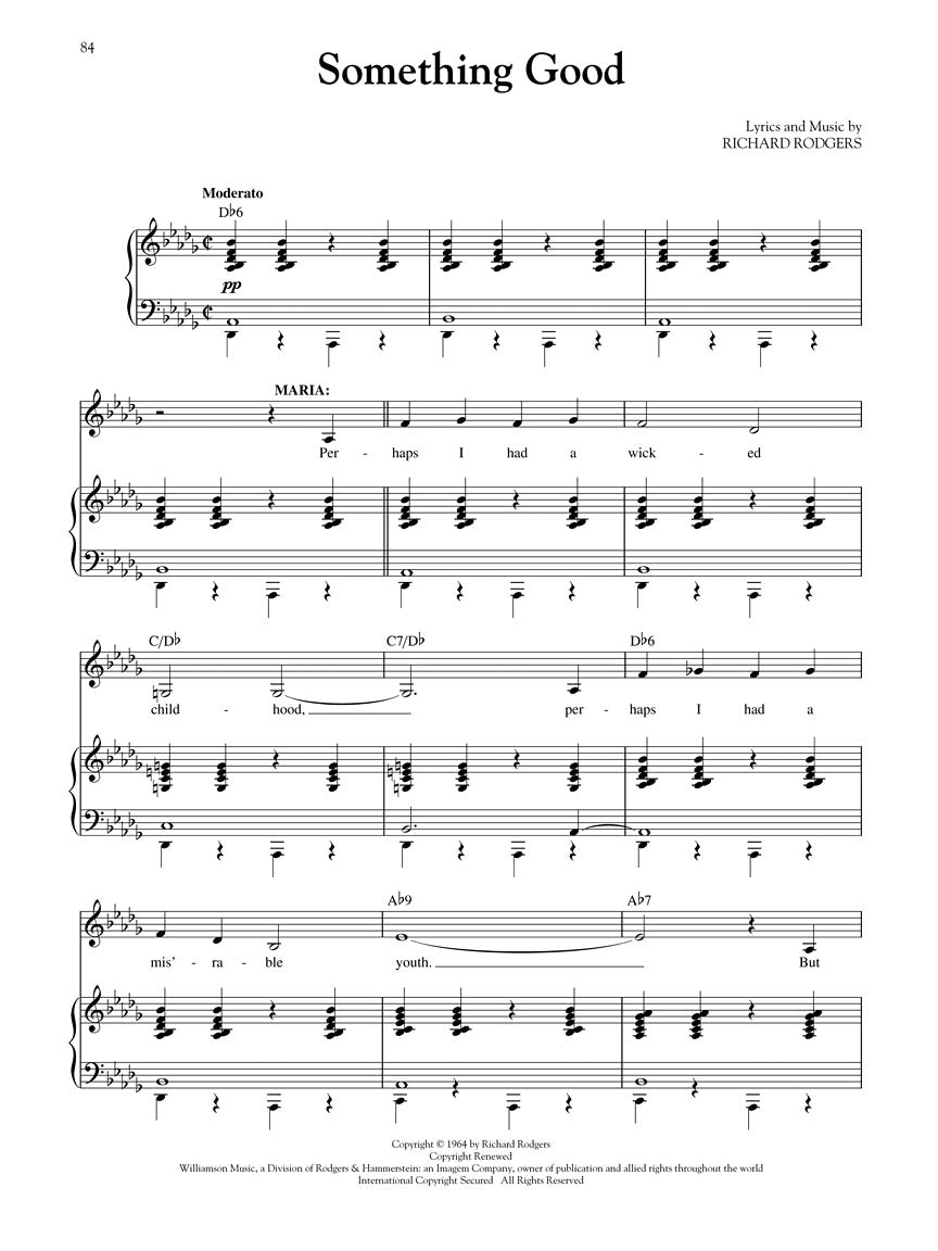 Sound of Music, The - Broadway Singer's Edition