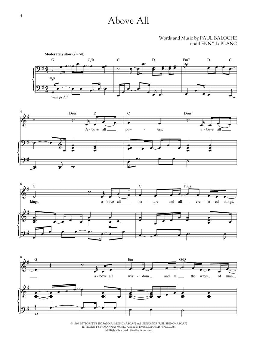 Worship Solos for Singers