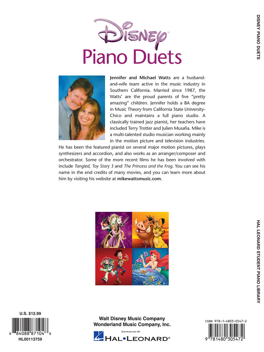 Disney Piano Duets - Popular Songs Series