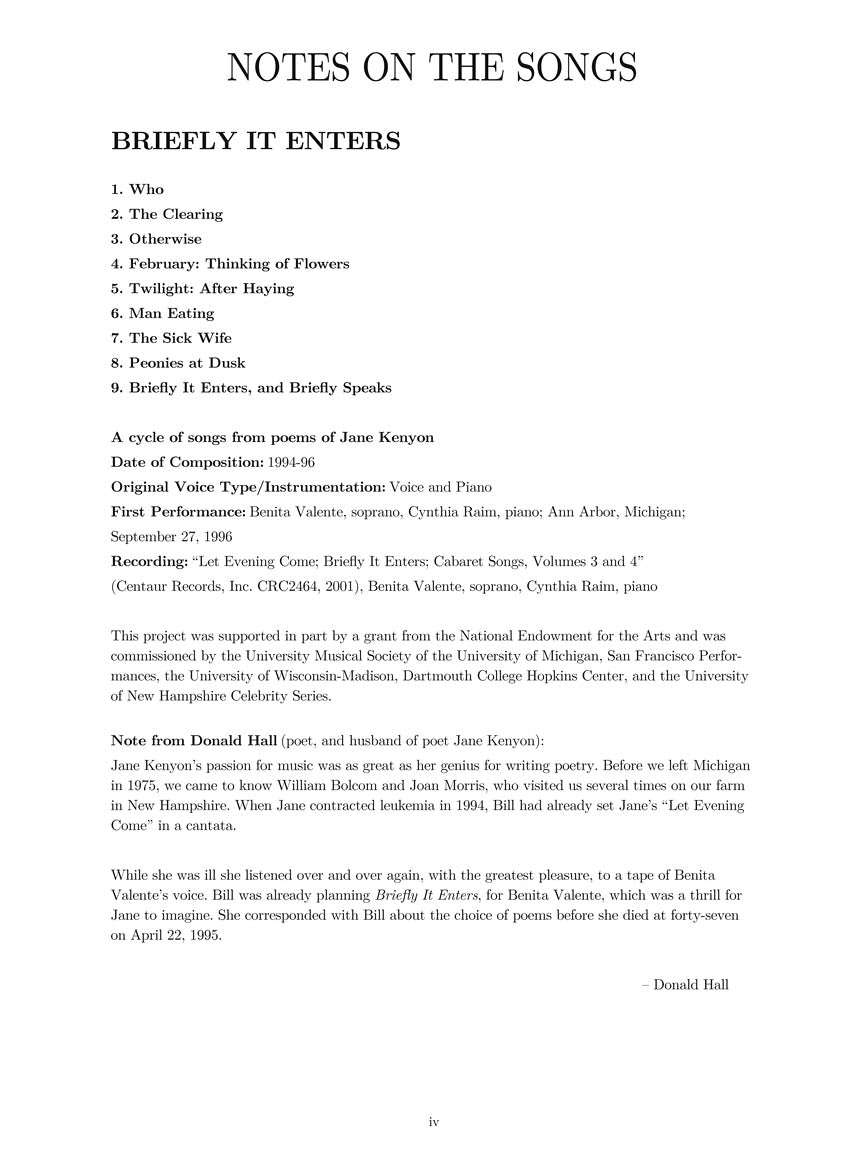 Concert Songs Vol. 1 High Voice 1975-2000
