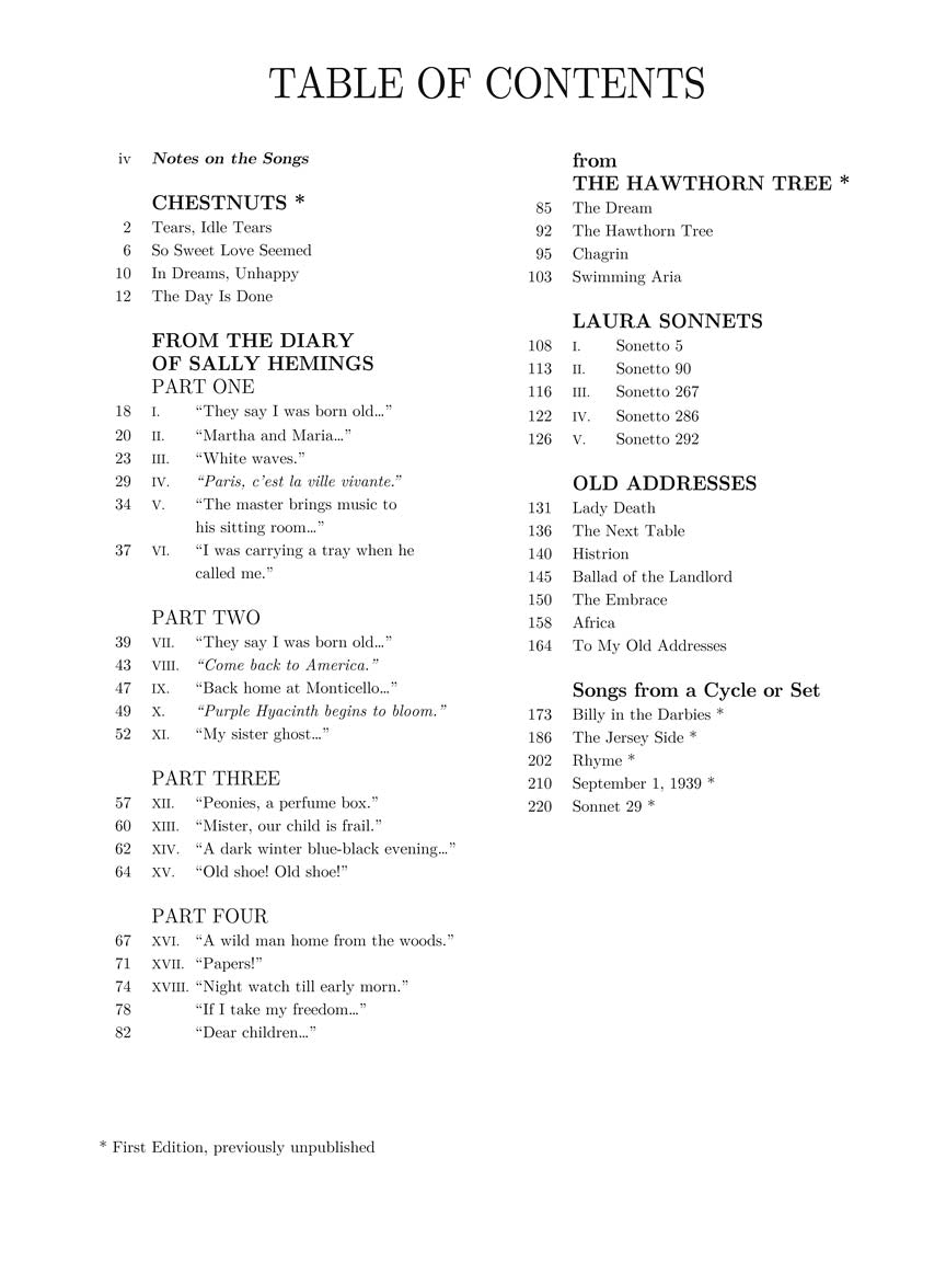 Concert Songs Vol. 2 High Voice 2001-2012