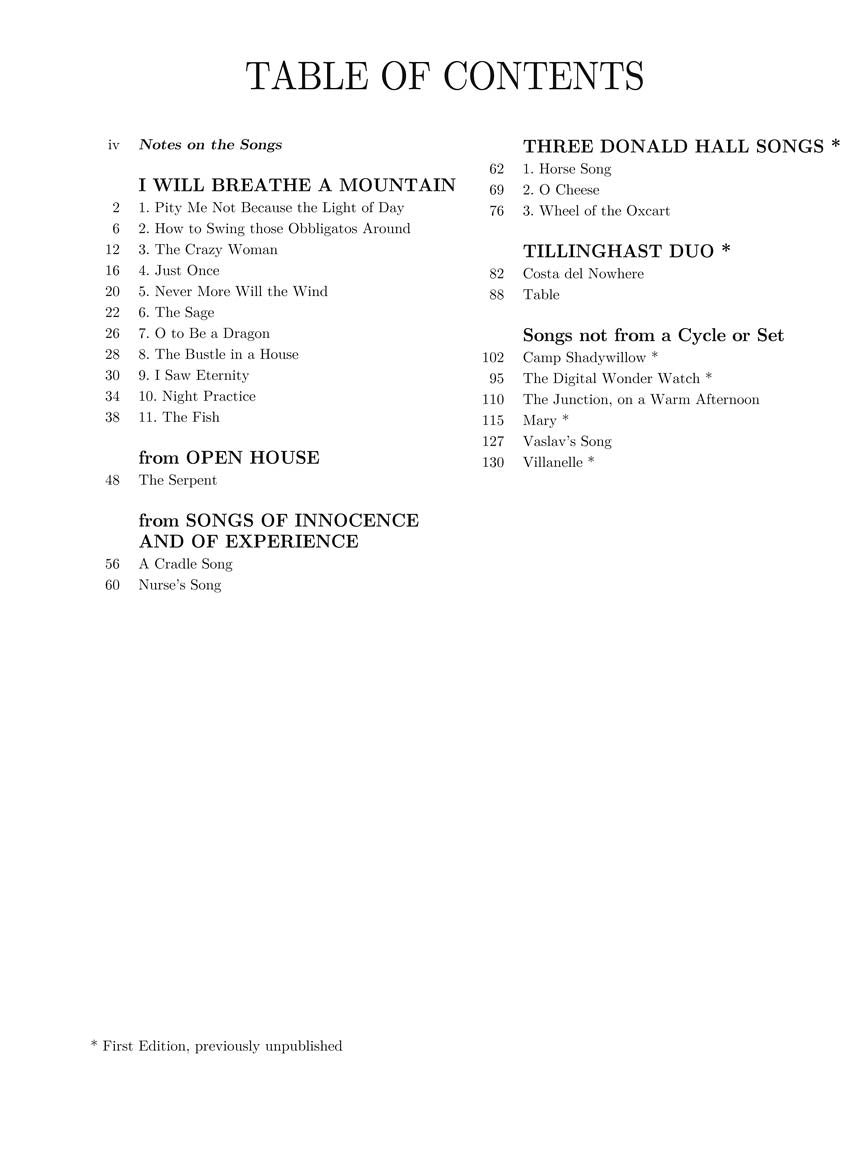 Concert Songs Vol. 1 Low Voice 1975-2000