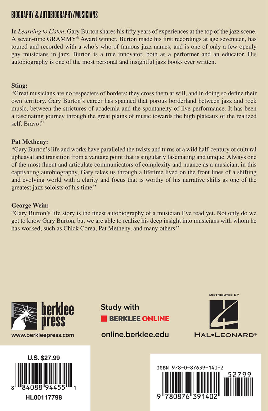 Learning to Listen: The Jazz Journey of Gary Burton