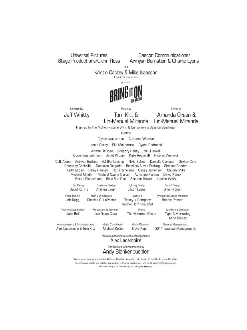 Bring It On - The Musical