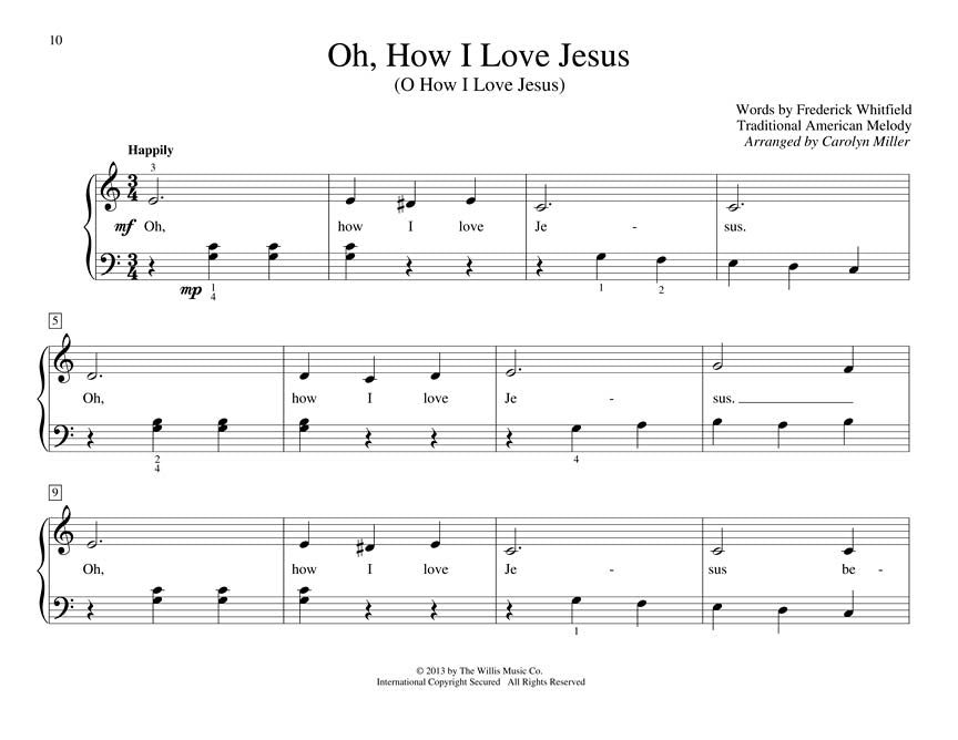 Thompson's First Church Songs Elementary Level