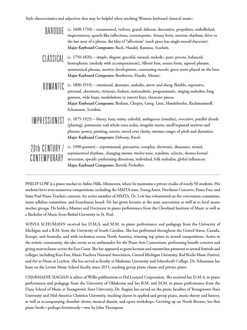 Classical Piano Solos - Thompson Modern Course Fifth Grade