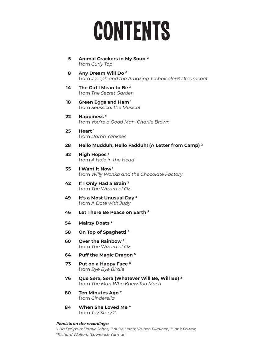 Kids' Vocal Solo Collection - With Recorded Accompaniments