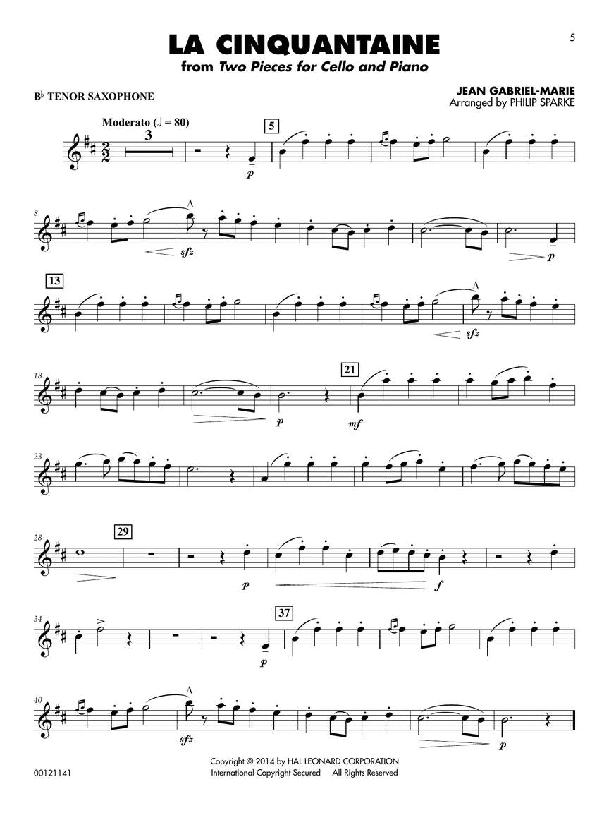 Classical Solos for Tenor Saxophone, Vol. 2 - 15 Easy Solos for Contest and Performance