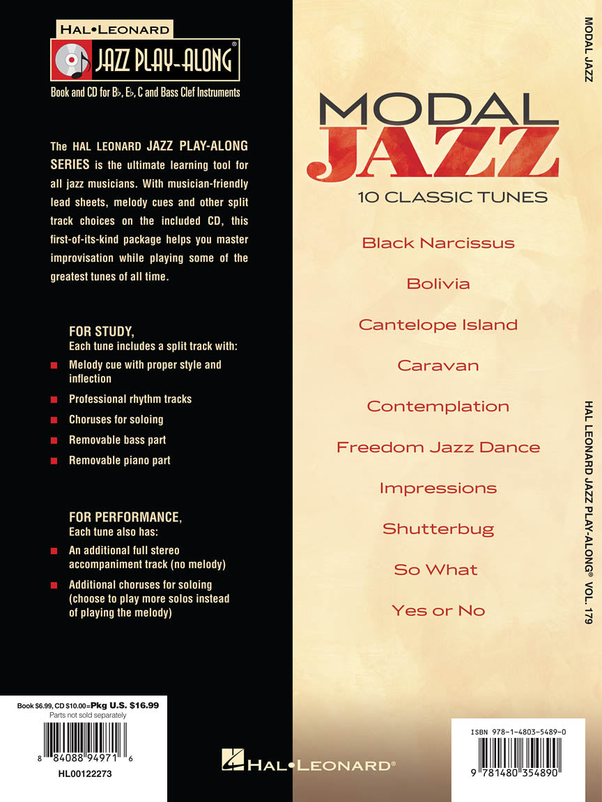 Modal Jazz - Jazz Play-Along Vol. 179
