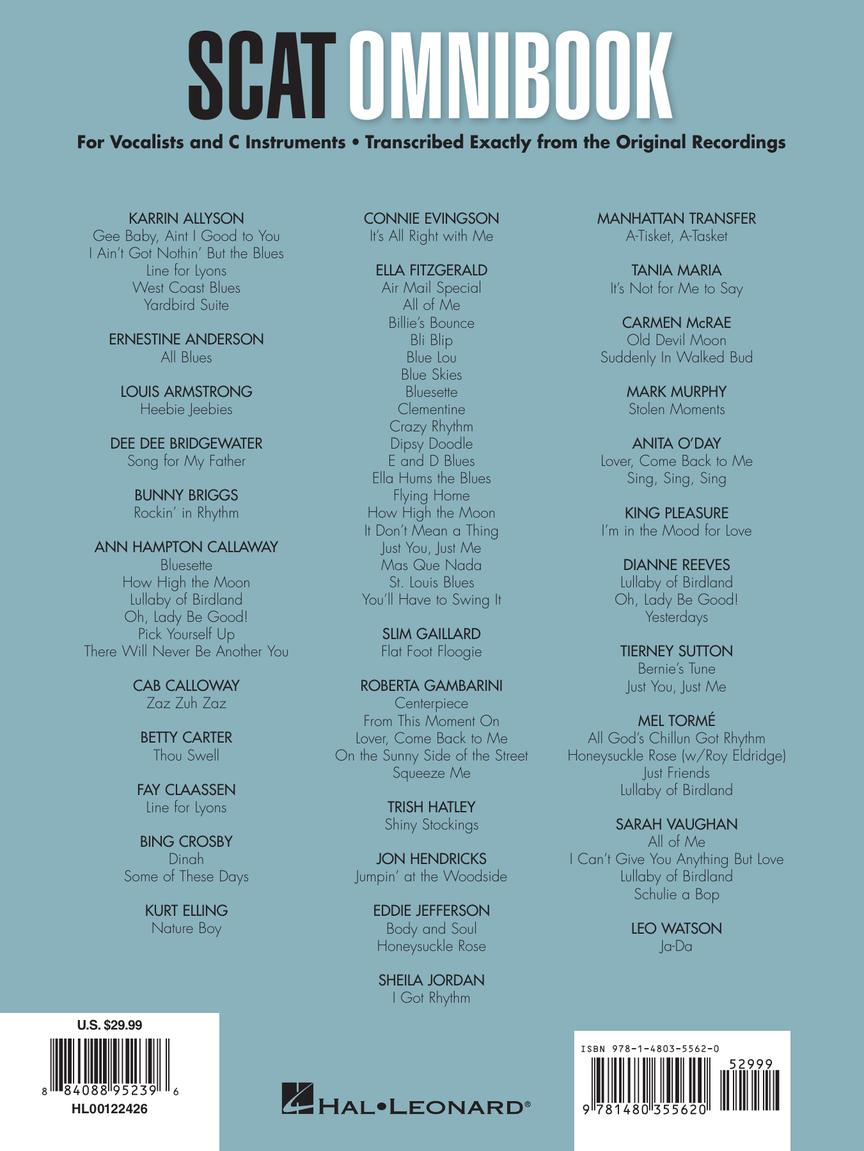 Scat Omnibook - C Instruments