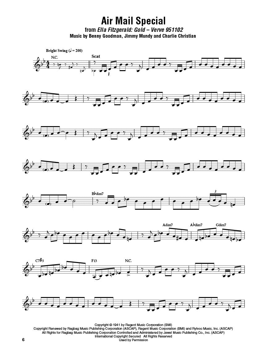 Scat Omnibook - for Vocalists and B-Flat Instruments