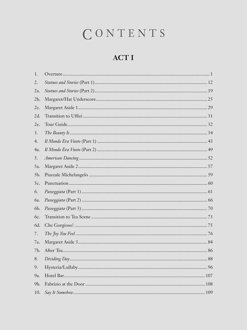 Clearance: Guettel The Light in the Piazza (Vocal Score)