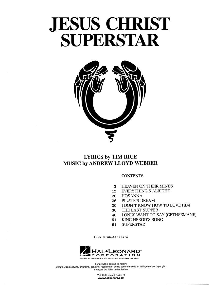 Jesus Christ Superstar - Vocal Selections