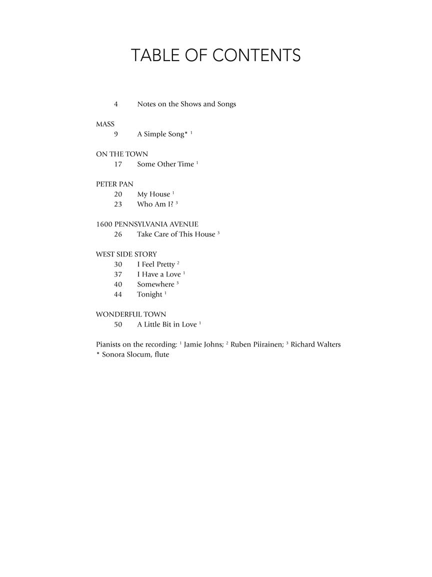 Bernstein for Singers - Soprano