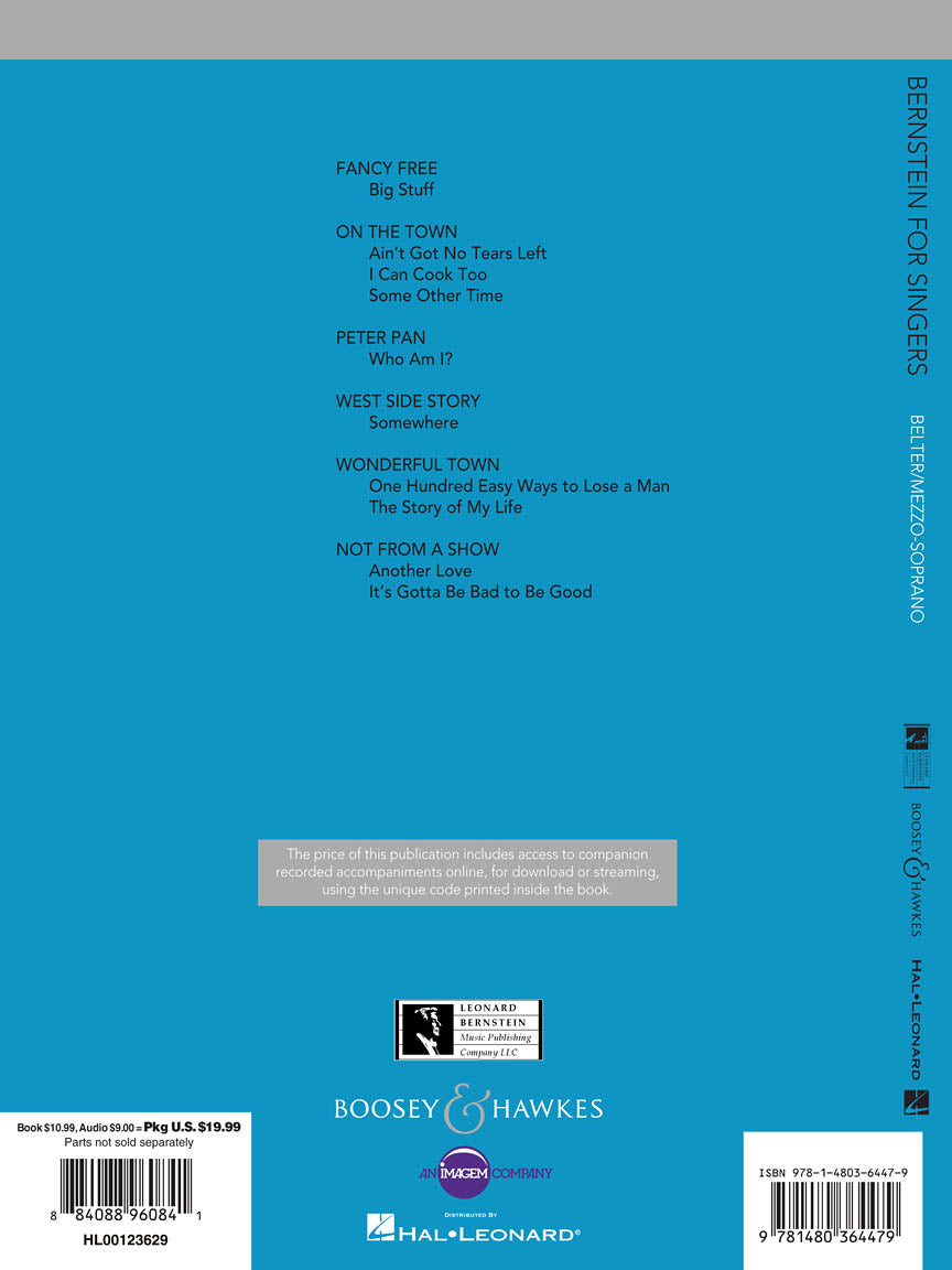 Bernstein for Singers - Belter/Mezzo-Soprano