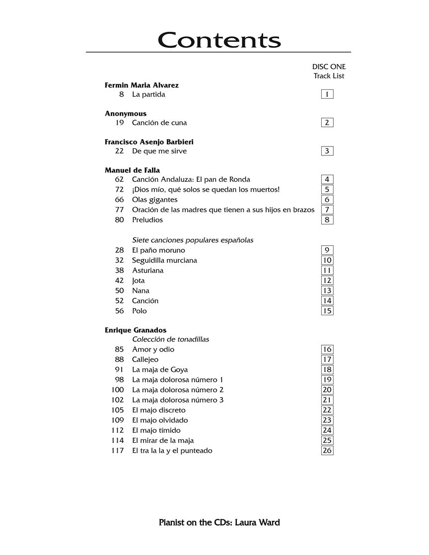 Anthology of Spanish Song Low Voice Edition