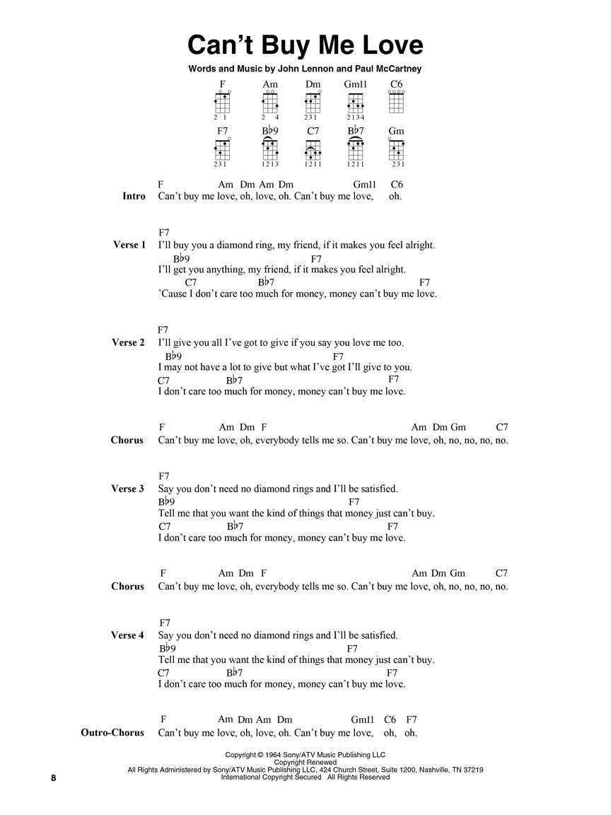 Beatles for Fingerstyle Ukulele