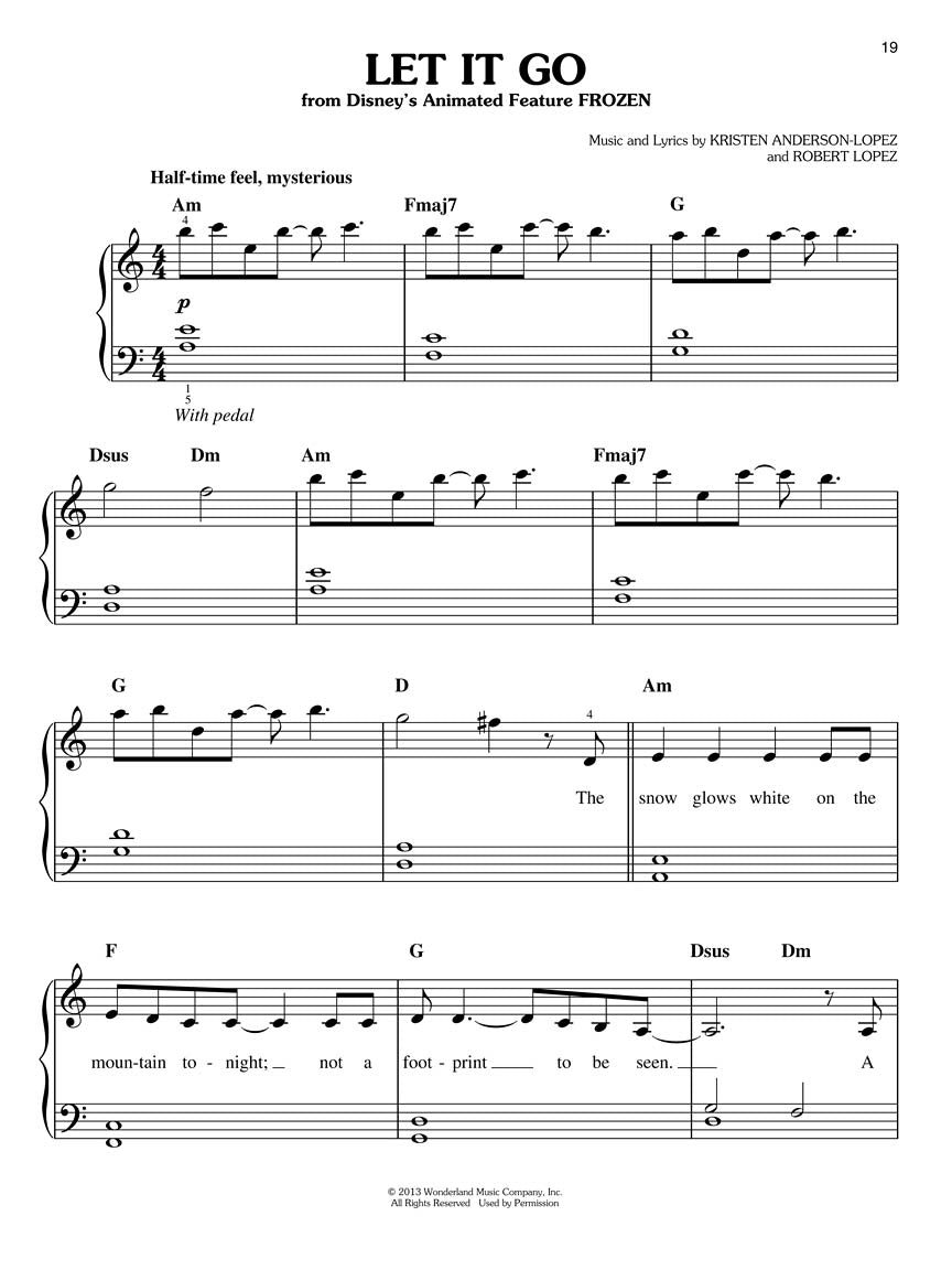 Frozen, Tangled and Enchanted - Easy Piano Play-Along Volume 32