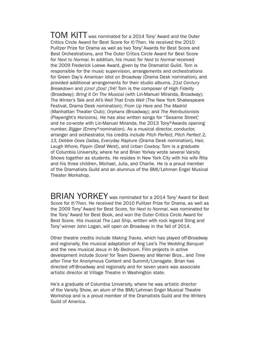 If/Then - Vocal Selections