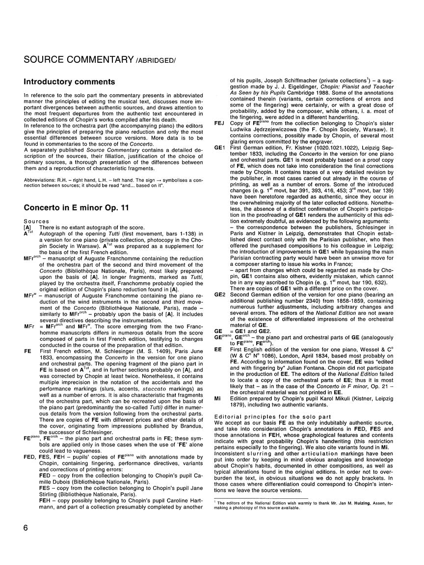 Chopin Concerto in E Minor Op. 11 2 Piano Version - Chopin National Edition