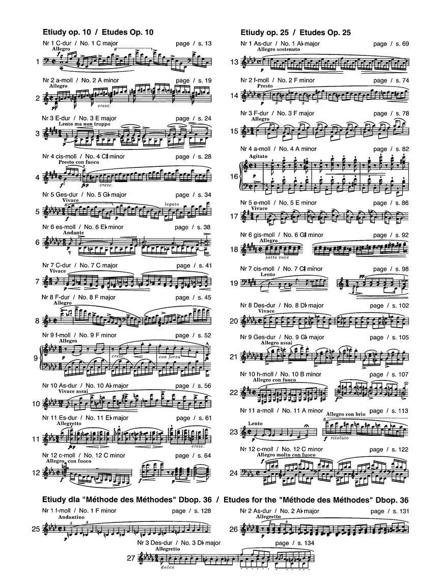 Chopin Etudes - Chopin National Edition