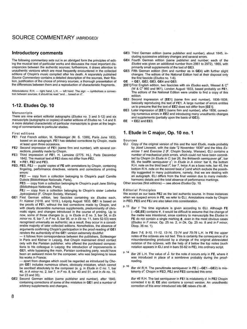 Chopin Etudes - Chopin National Edition