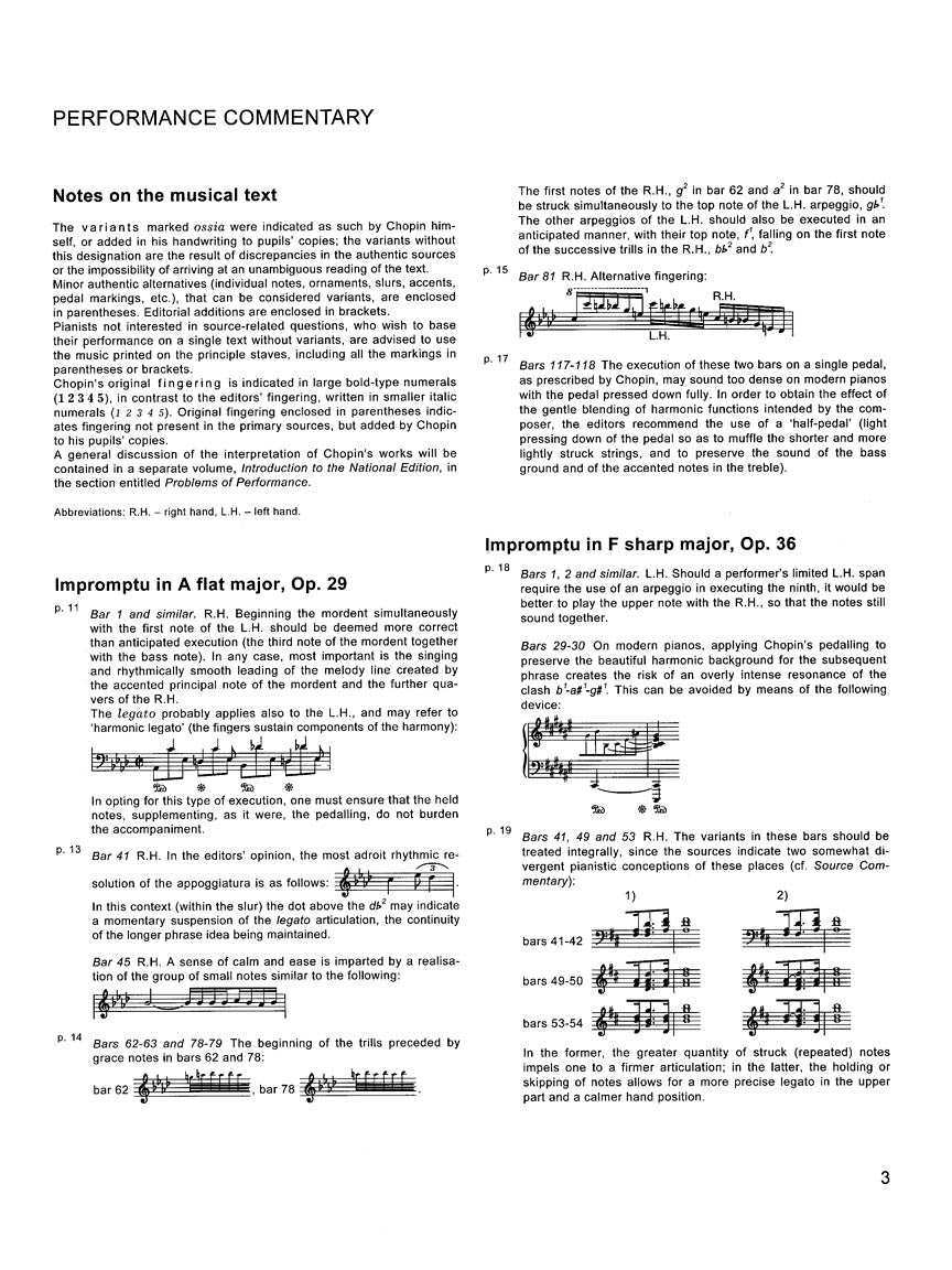 Chopin Impromptus - Chopin National Edition