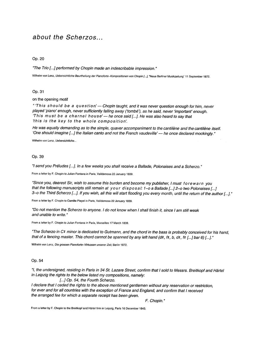 Chopin Scherzos - Chopin National Edition Vol. IX