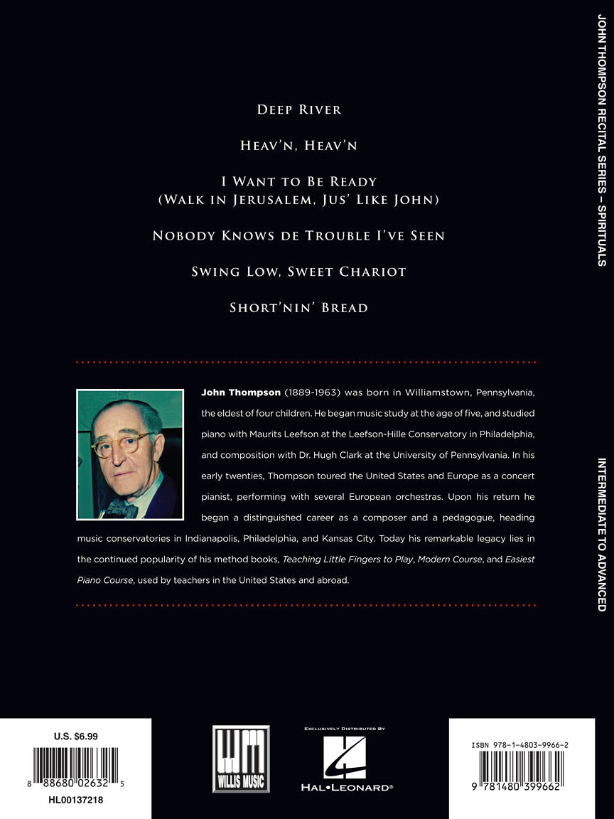 Spirituals - John Thompson Recital Series