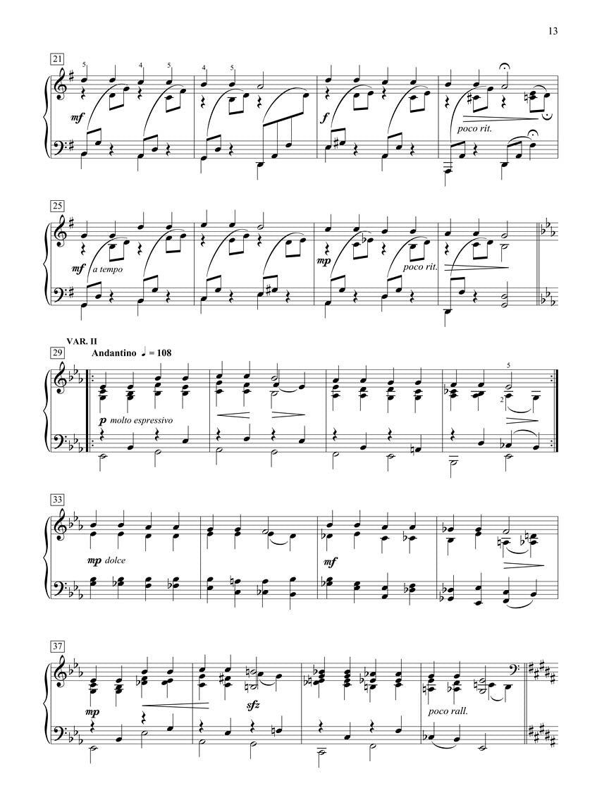 Theme and Variations - John Thompson Recital Series