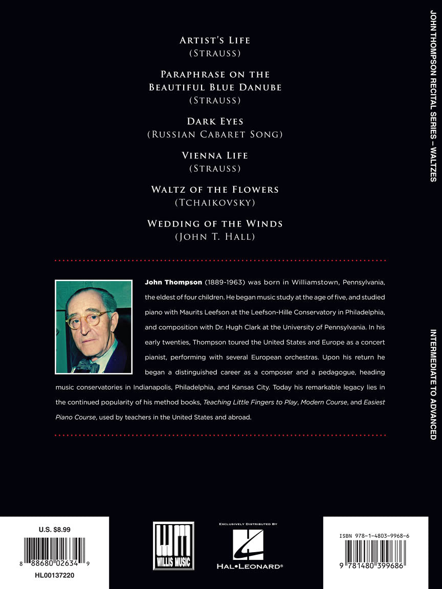 Waltzes - John Thompson Recital Series