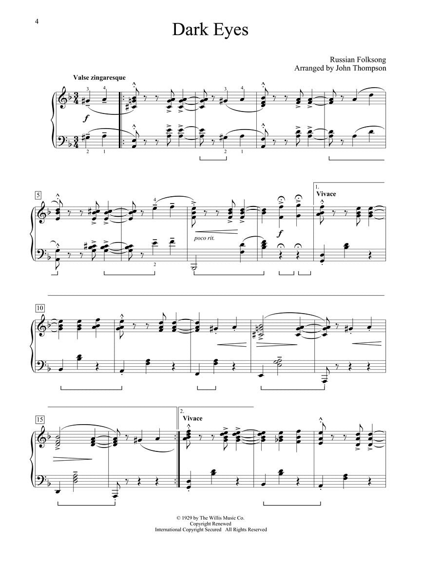 Waltzes - John Thompson Recital Series