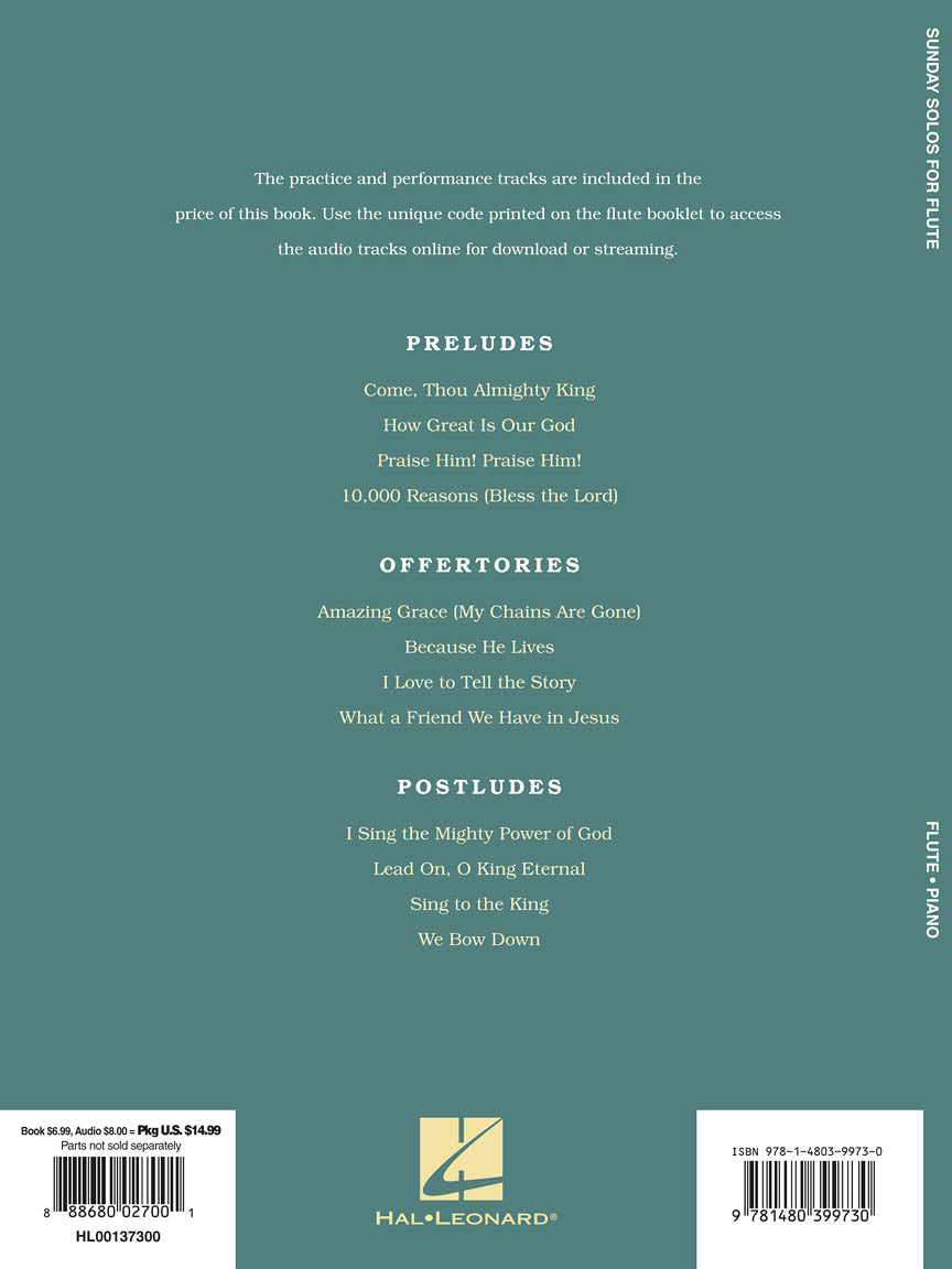 Sunday Solos for Flute - Preludes, Offertories & Postludes