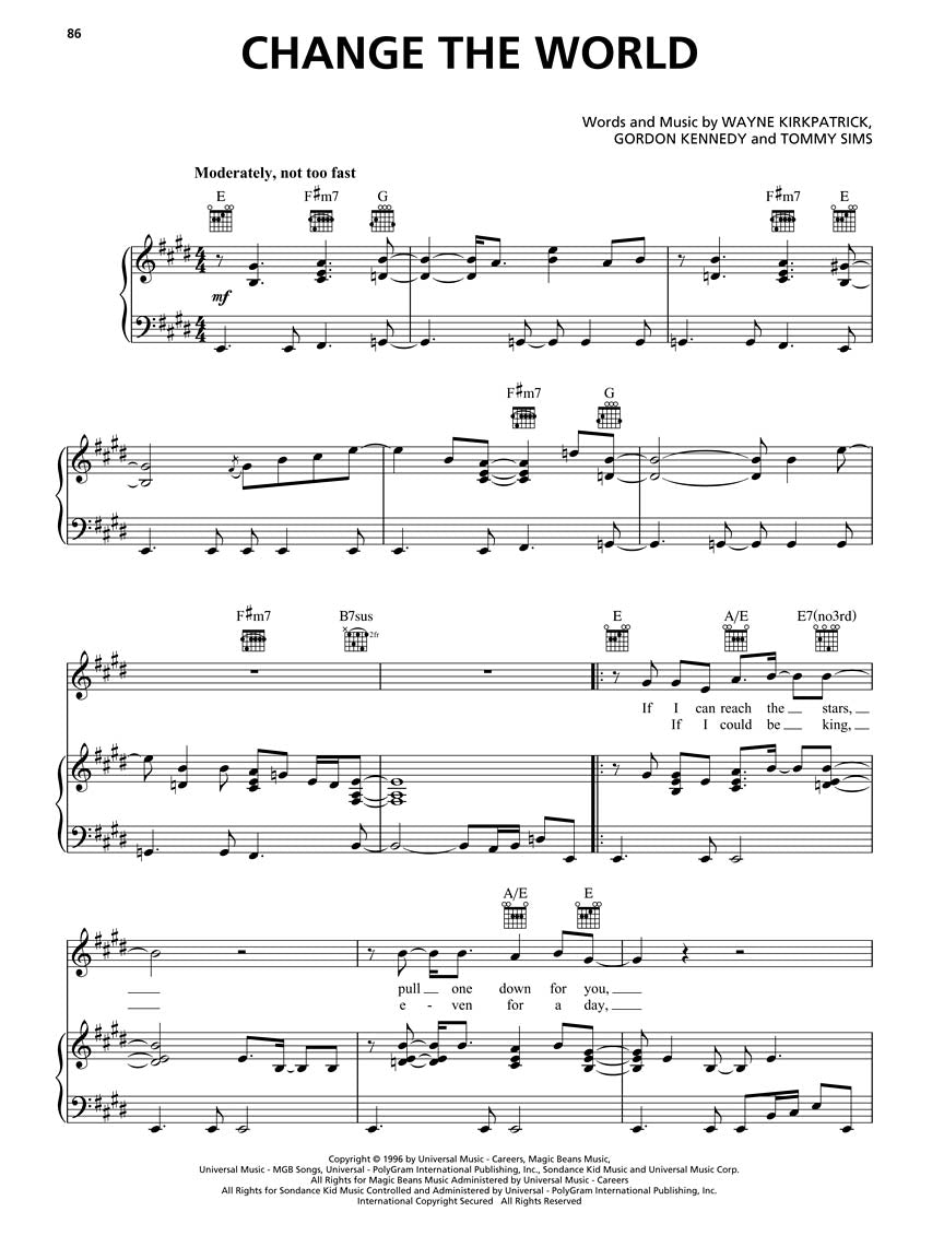 Songs of the 1990s Piano/Vocal/Guitar