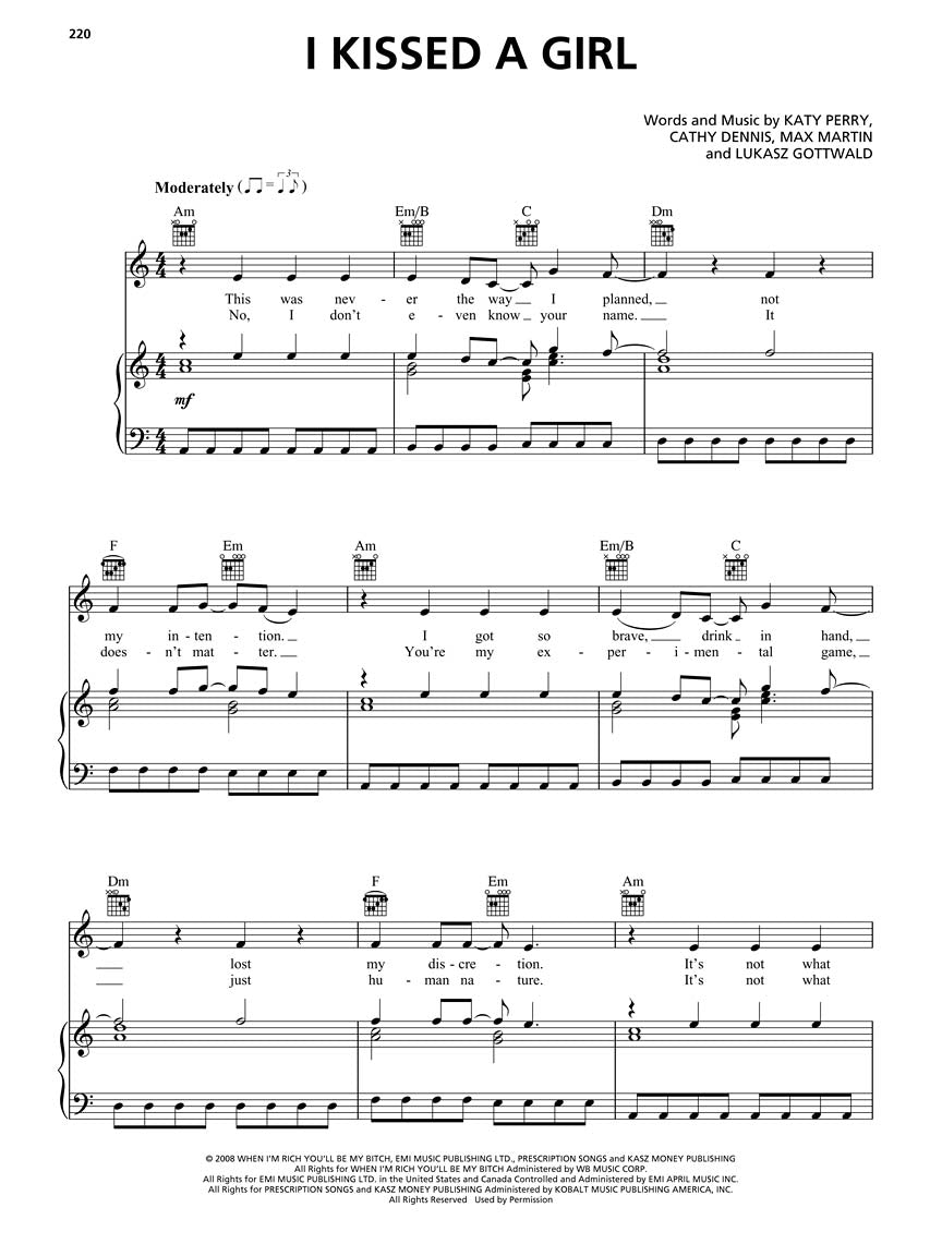 Songs of the 2000s Piano/Vocal/Guitar