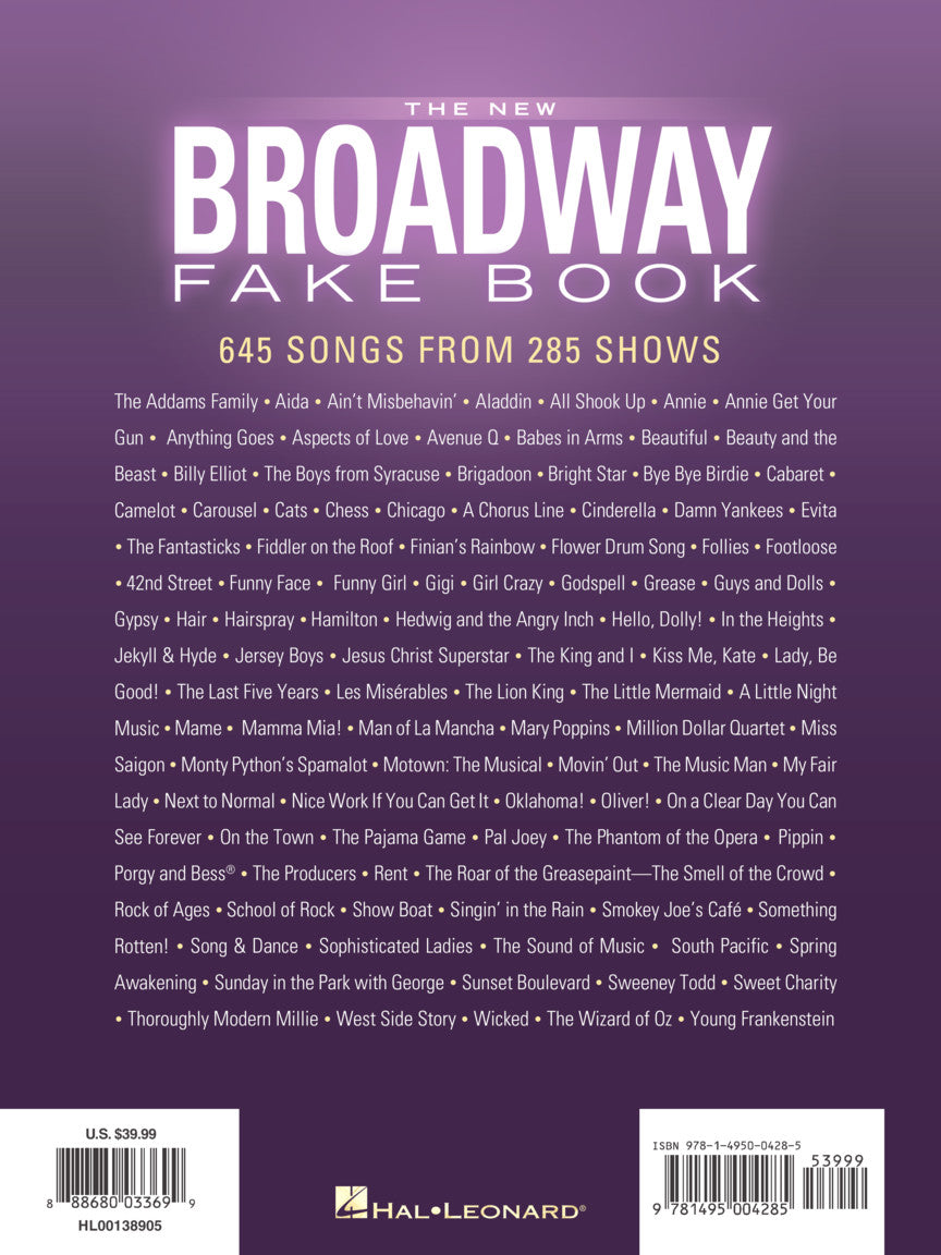 New Broadway Fake Book, The