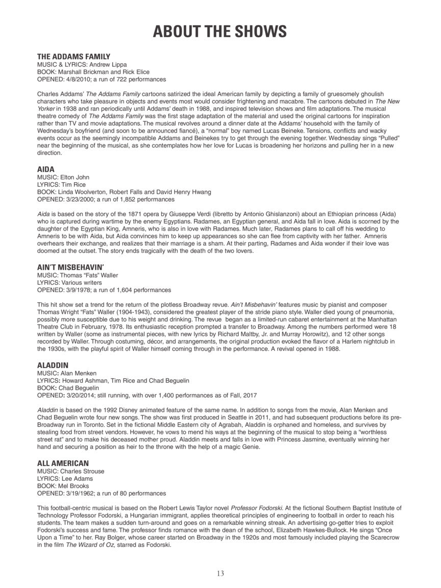 New Broadway Fake Book, The