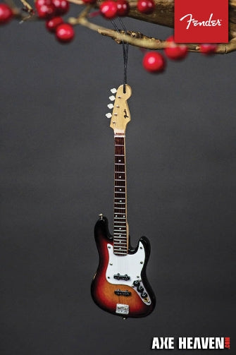 Fender Sunburst Jazz Bass – 6″ Holiday Ornament