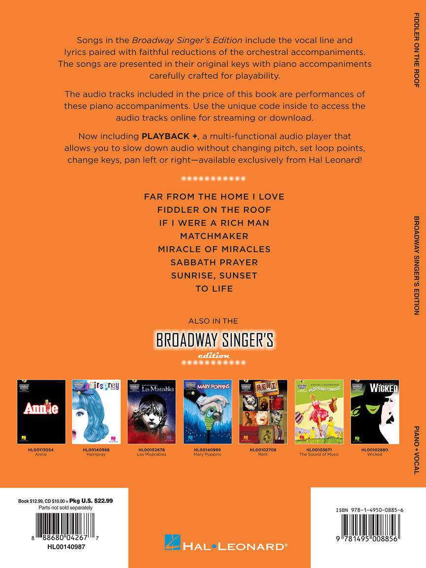 Fiddler on the Roof - Broadway Singer's Edition