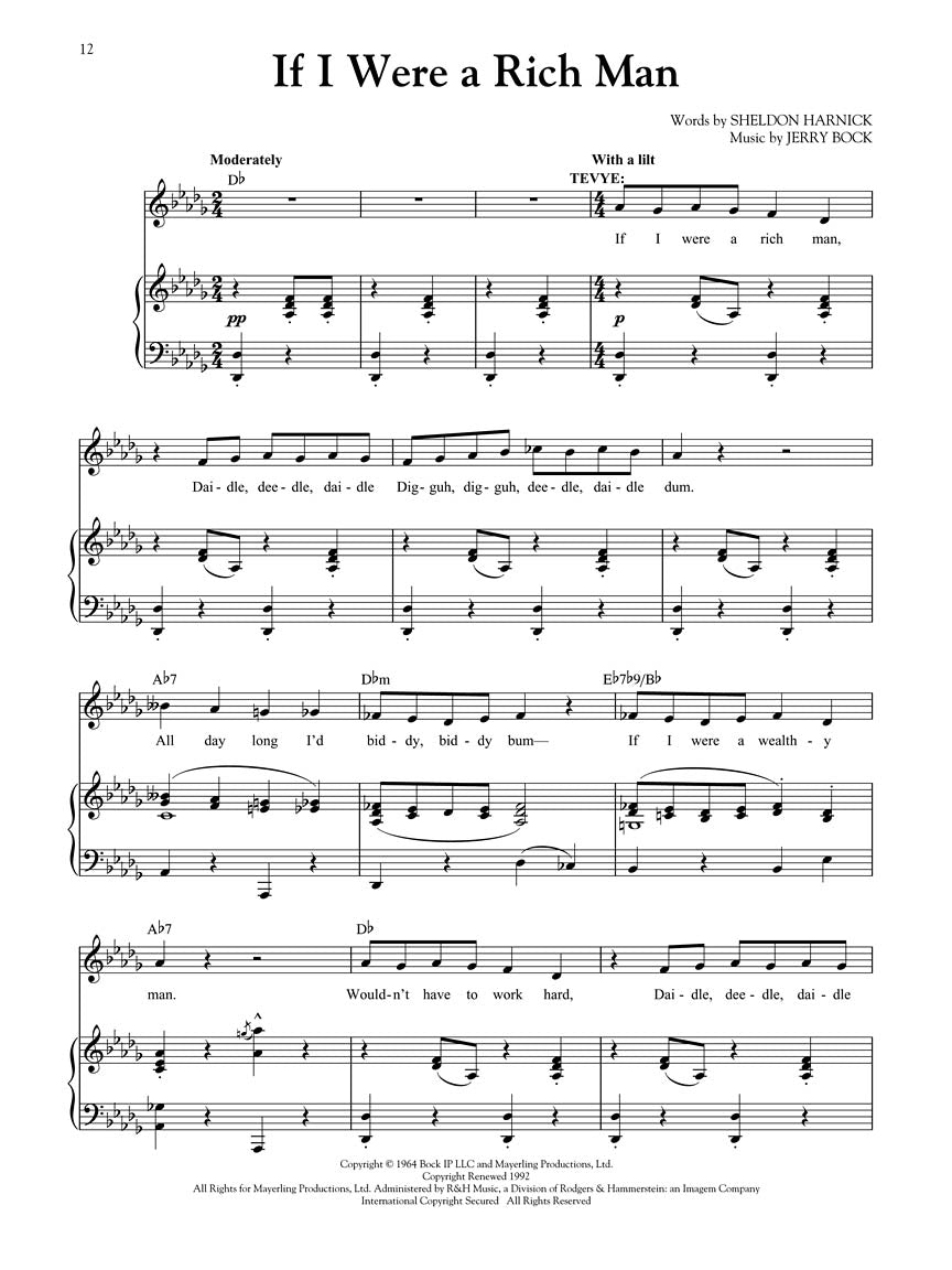 Fiddler on the Roof - Broadway Singer's Edition