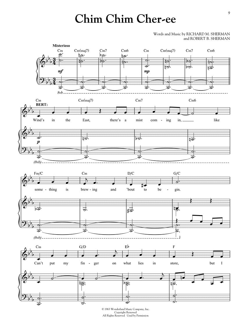 Mary Poppins - Broadway Singer's Edition