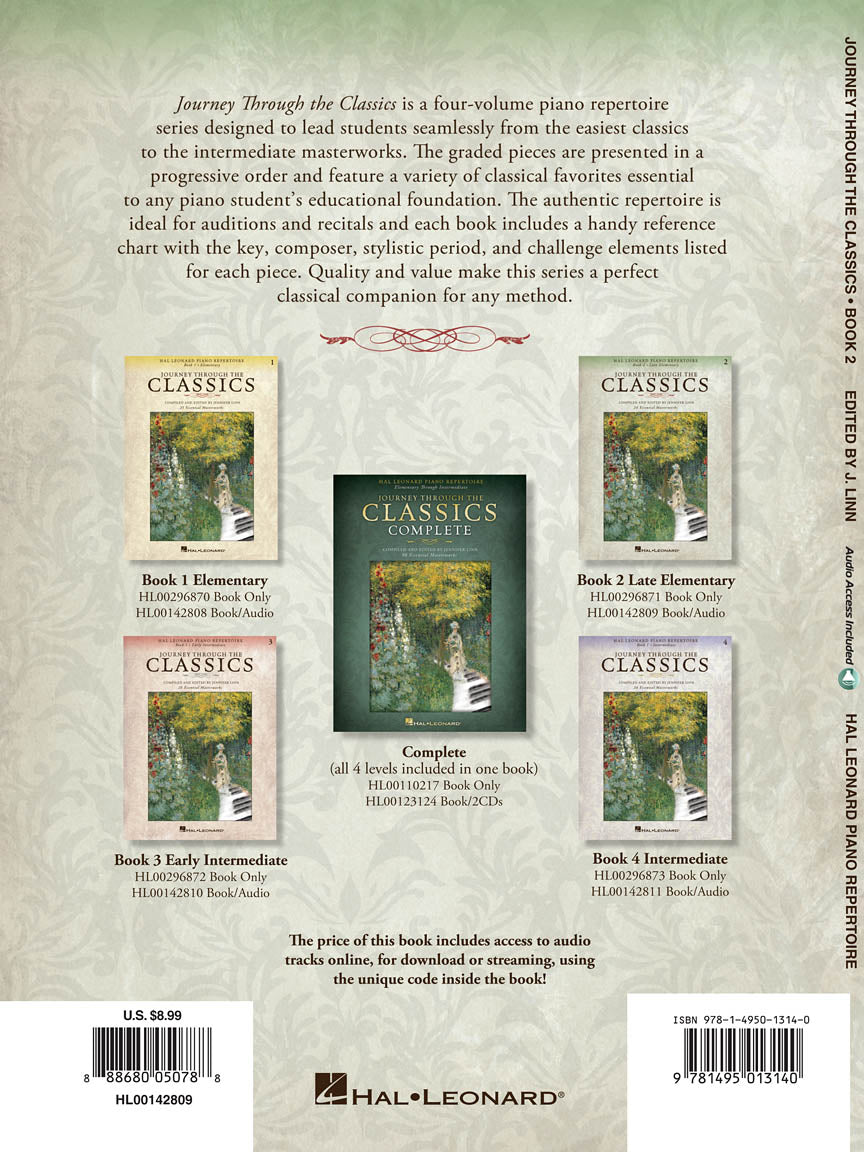 Journey Through the Classics - Hal Leonard Piano Repertoire