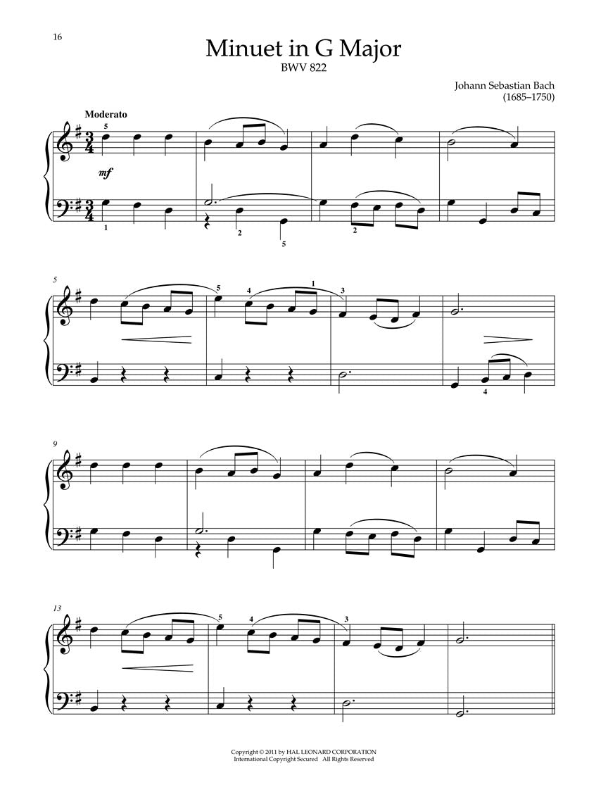 Journey Through the Classics - Hal Leonard Piano Repertoire