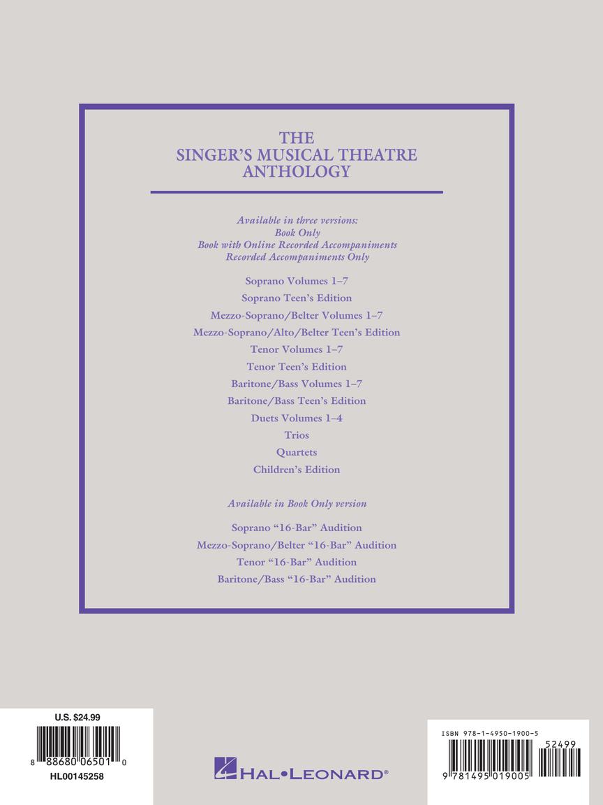 Singer's Musical Theatre Anthology - Soprano Vol 6
