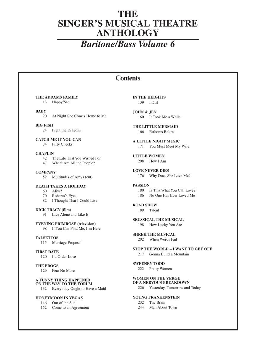 Singer's Musical Theatre Anthology