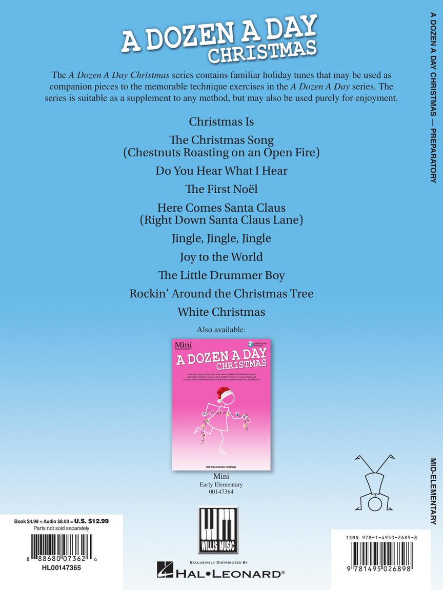 Dozen a Day Christmas Songbook, A - Preparatory
