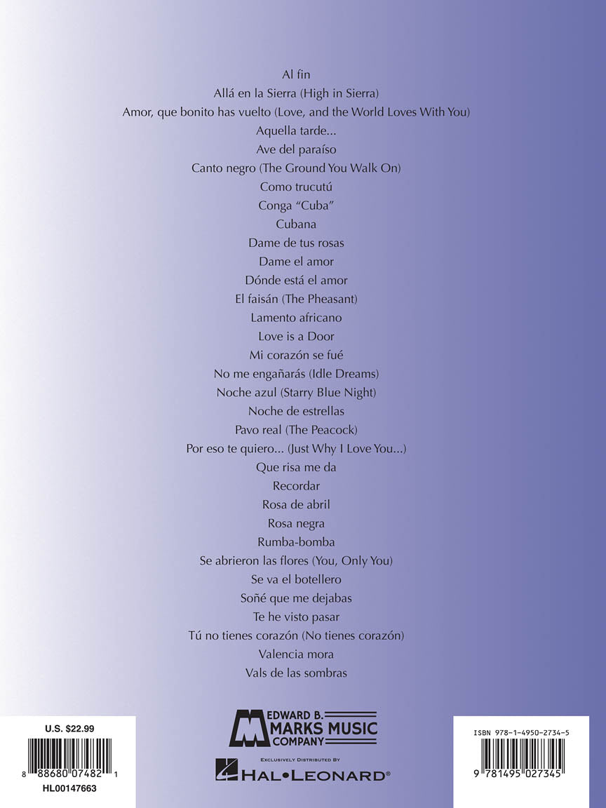 Lecuona, Ernesto - Songs of