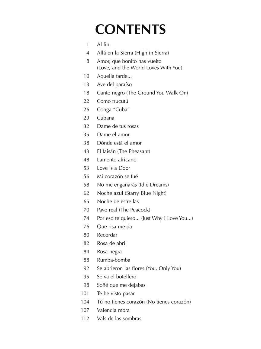 Lecuona, Ernesto - Songs of