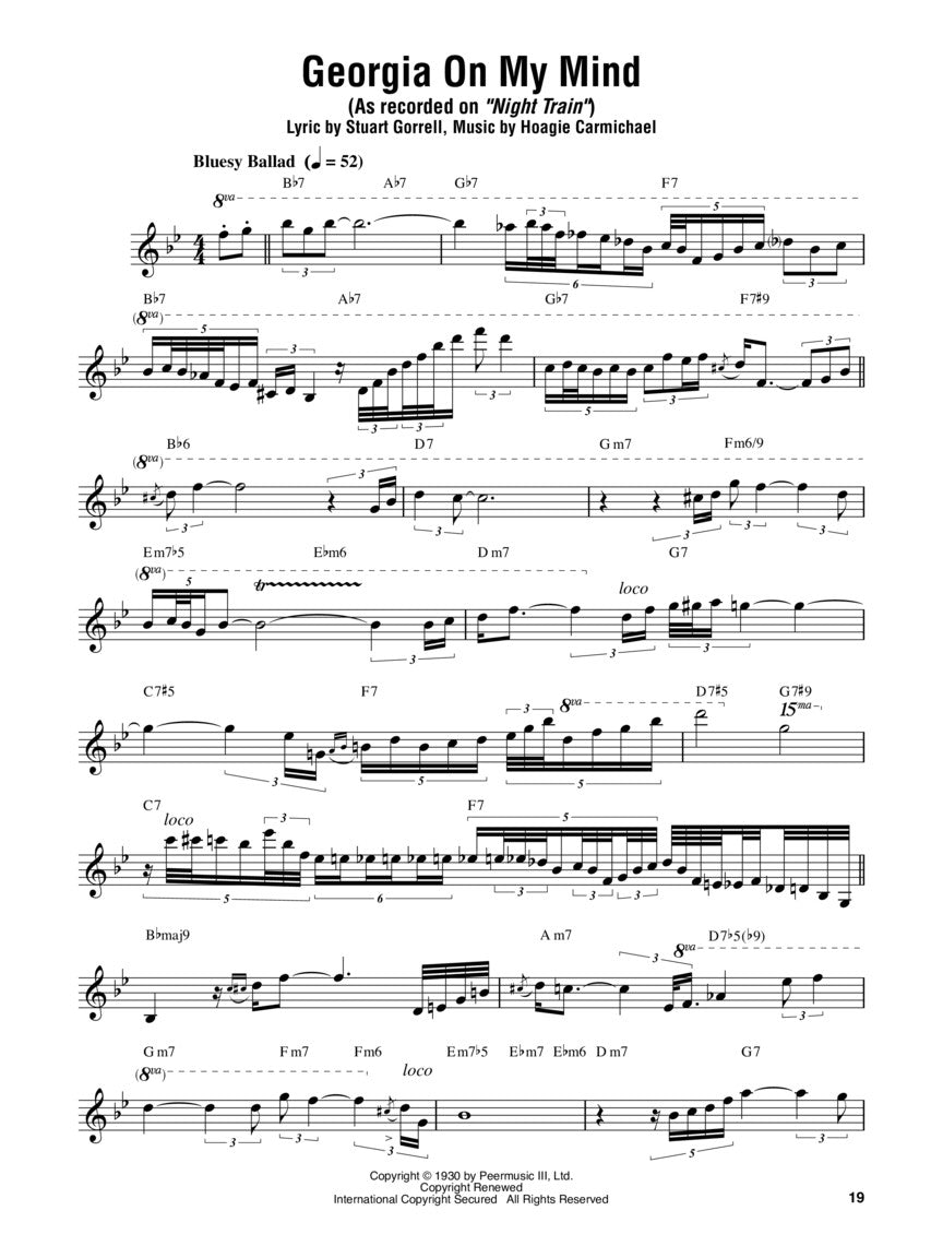 Peterson, Oscar - Omnibook for Single Line B-flat Instruments