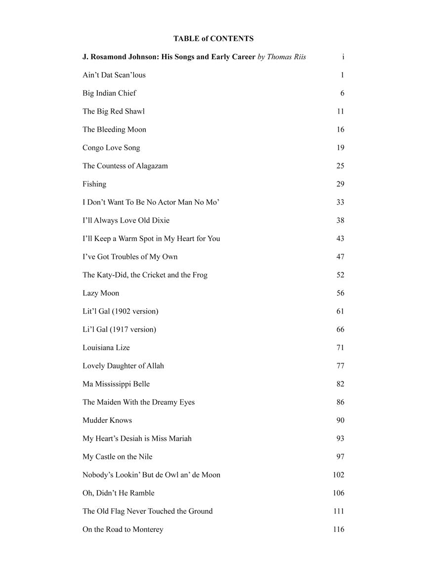 Cole and Johnson Brothers - The Songs of